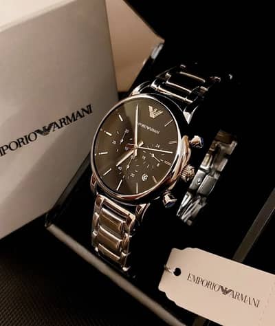 Emporio Armani Classic Chronograph Men's Watch, model AR1853.