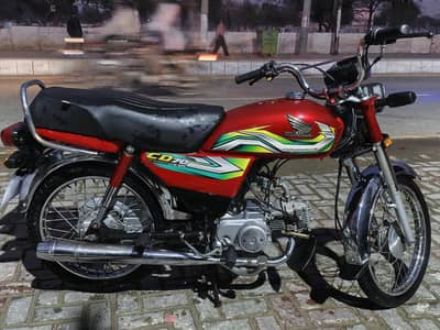 HONDA CD 70 RED EDITION 23 MODEL