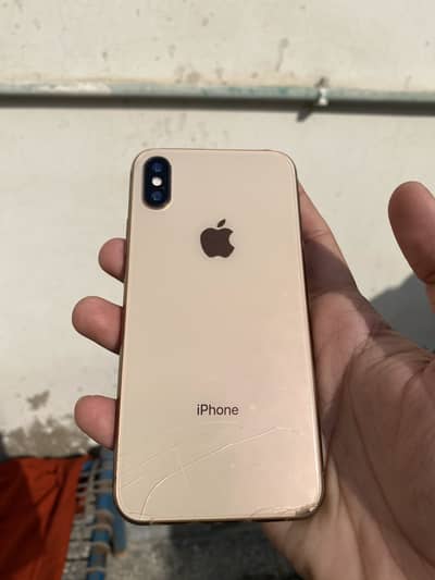 Iphone XS 64 gb pta Approved back break front minor dot