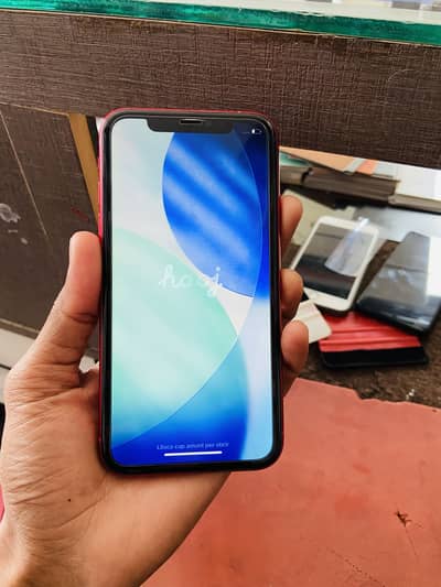Iphone 11 non PTA factory red color all ok 64 gb