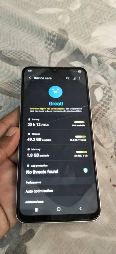 Samsung Galaxy a05s 6+6 Rem 128 ROM