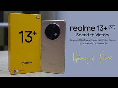 realme 13+5g gold 12 256 pubg 90fps 2month used 10 10
