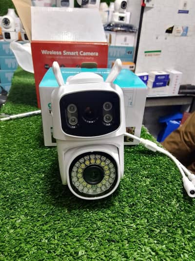 Wifi double lens 4MP full hd water proof camera