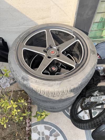 Emotion r 18 inches alloy rims and tyres