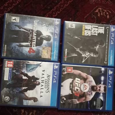playstation 4 ps4 games CDs 10/10 condition