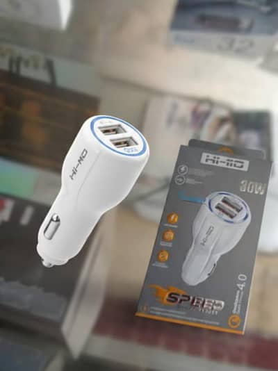 Car Adaptor / Charger- Best Quality 30 W- Quick Charge 4.0