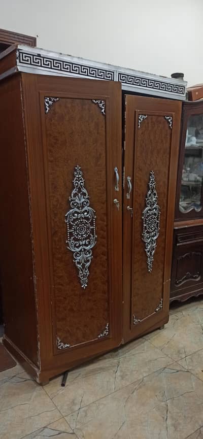 wooden wardrobe