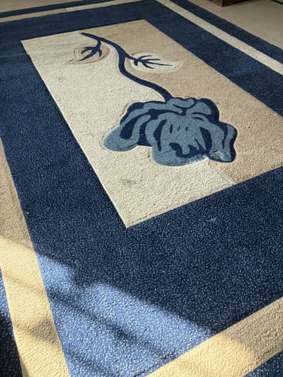 Household items, including sofa, carpet, curtains and dressing table