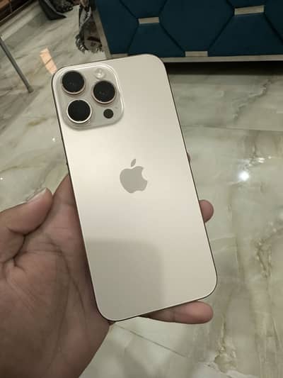 iPhone 16 pro max desert titanium