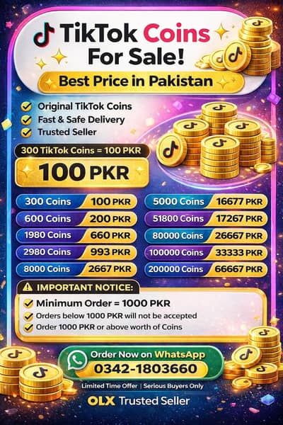 TikTok Coins For Sale