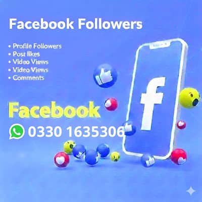 Facebook Followers,Likes,Views