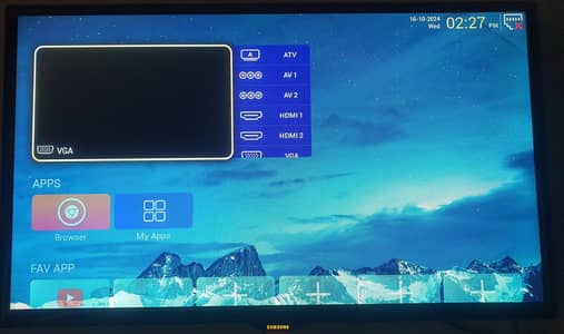 Samsung led android t. v