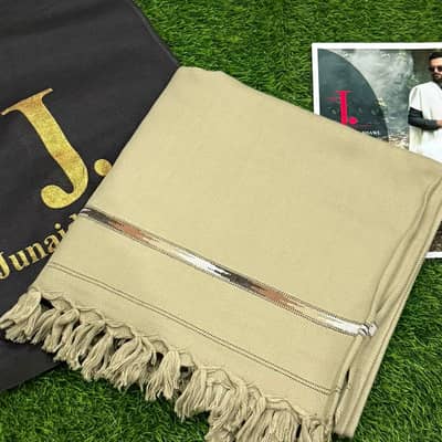 Premium Men's Wool Shawl(wool) – Soft, Warm & Light Weight (Brand New)