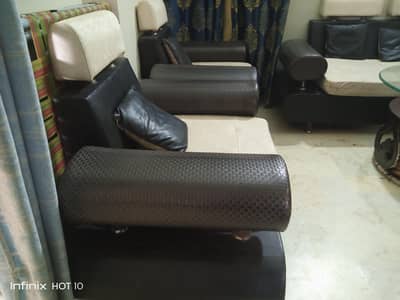 7 seater sofa set with table