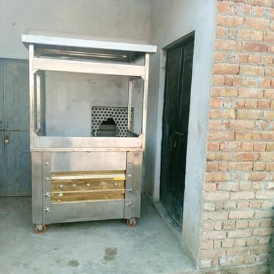 steel counter for fast food