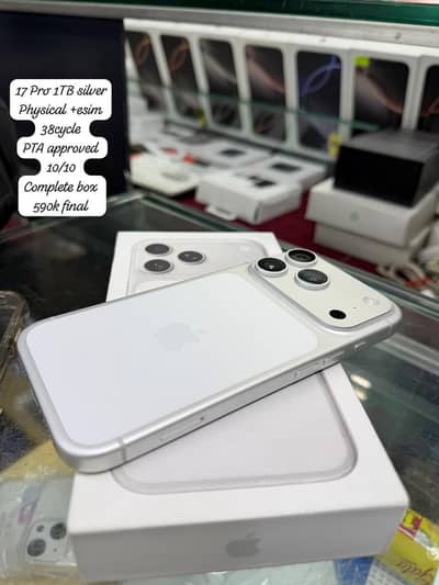 17 Pro 1 TB Silver Pta Approved