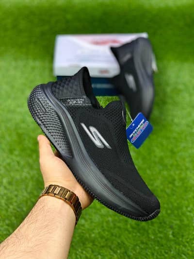 Shoes Skechers slipins triple black
