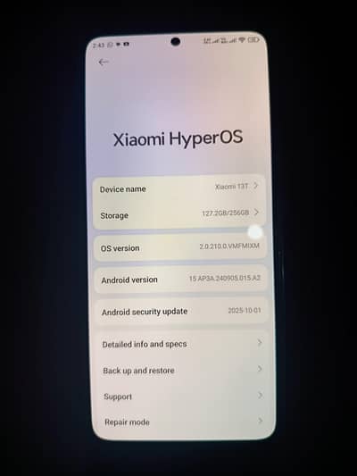 xaiomi 13t 12/256 mobile charger 67w original