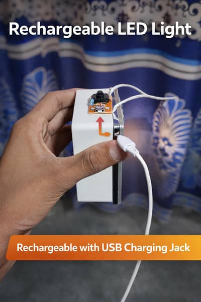 Rechargeable bright light for sell. Long battery backup. .