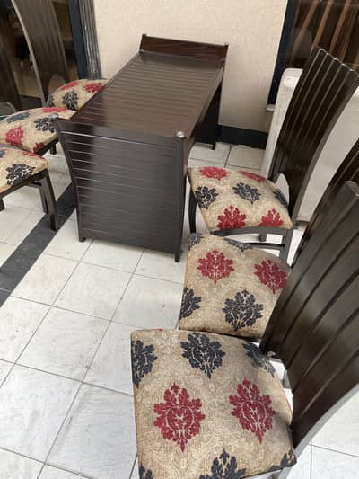 Dining table with 8 chairs