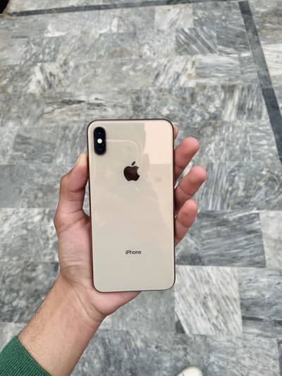 Iphone xsmax Golden Antique condition 64 Gb jv  Exchange possible