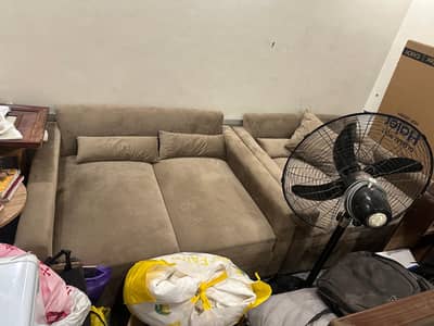 Big sofas, 2 seater but big one. Good for as a bed for kids as well.