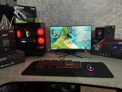Gaming pc set up