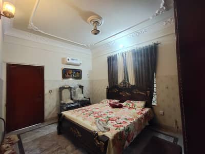 Wapda town full furnish 3bed drwng tvl kitchen sirvant qavter