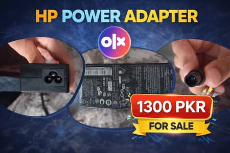 HP Original Charger / Adapter 19V For Sale – 1300 PKR