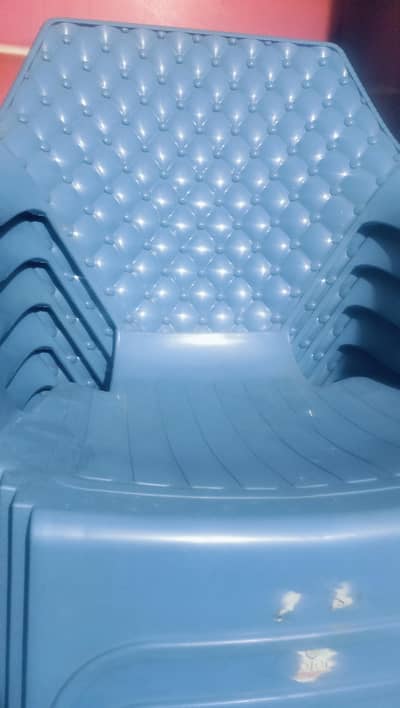 Plastic chairs and Tables