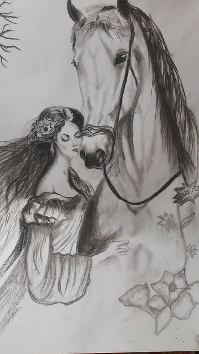 girl with horse