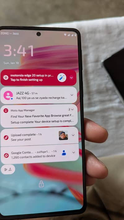 moto edge 20 pro 8gb ram 128 gb rom 108maga pixel