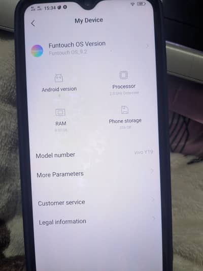 vivo y19 PTA approve