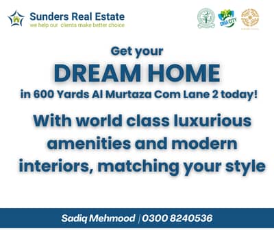 Luxury Living in DHA VIII - Al Murtaza Com Aera | Brand New 3-Bed 1350 Sqft Prime Apartment Hi-Speed Lift, Reserved Parking, Imported Fixtures | Amidst Banks, Corporates & Food Street