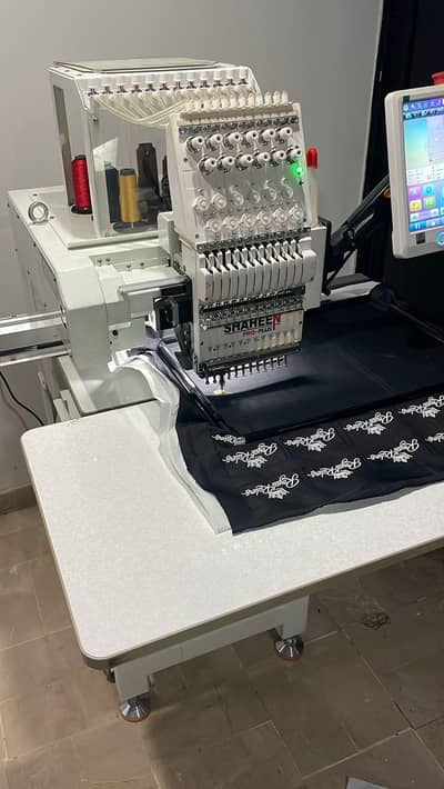 Single Head Shaheen Embroidery Machine Model 2025 – 1000 RPM (Brandew)