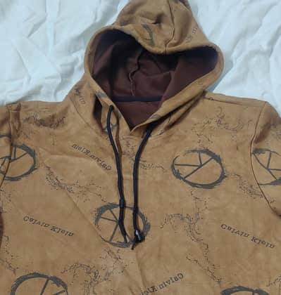 A very Classic Hoodie Soft leatherit mix