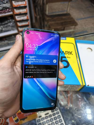 tecno spark 5pro with all accessories