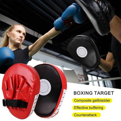 Pure Rexine Boxing Focus Pad | Durable Punch Mitts for Training & Coac