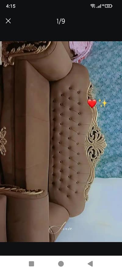 crown sofa set with cushions with full size table