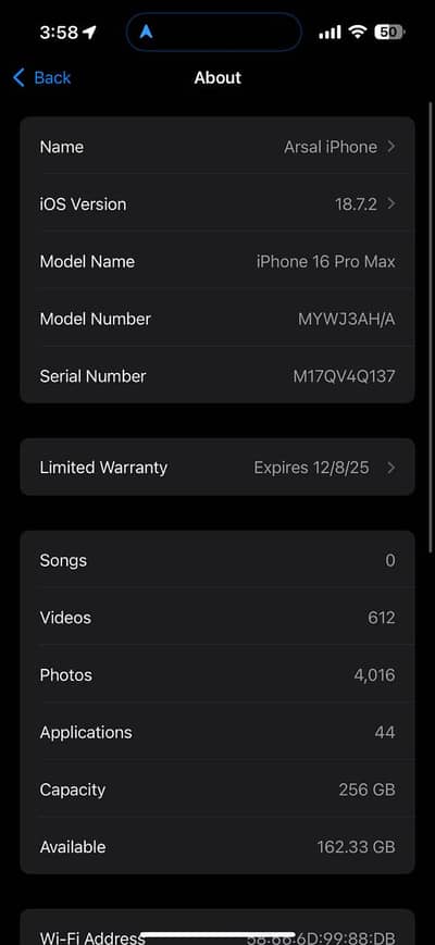 Apple iphone 16promax 256Gb Dessert Titanium