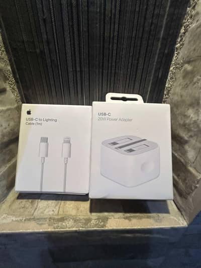 Adapter + Data cable ( ios or type c ) full pack available