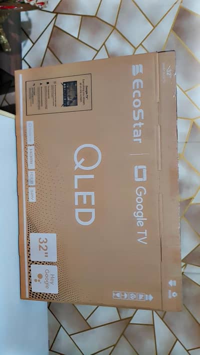 just box open 32inch smart Qled for sale ecostar