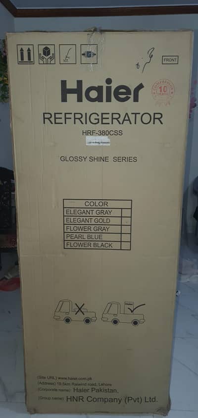 Haier Model HRF-380CSS Elegant Gold Color