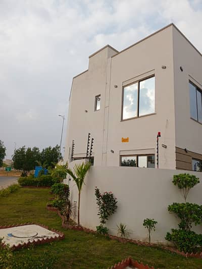 Beautiful house with green lande Available