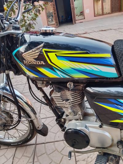 Honda cg 125 2026 model Tanki tapy  original monograms and lamination