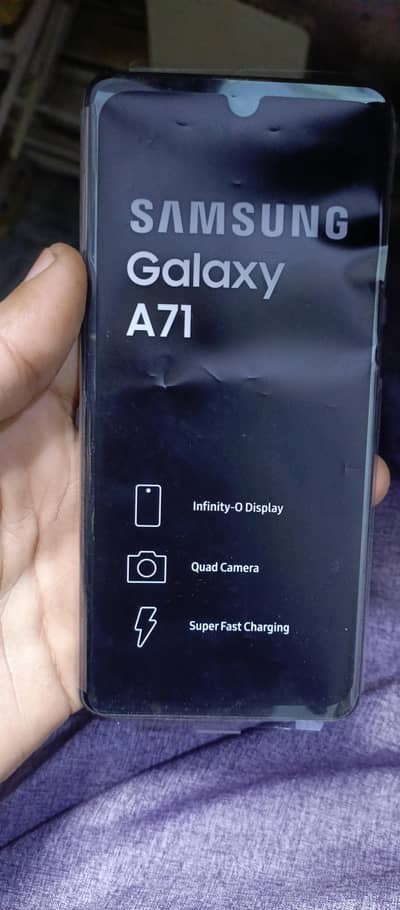 Samsung Galaxy A71 8.128GB. . pta approved Sath only  box