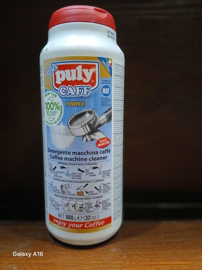 puly caff coffee machine cleaning powder