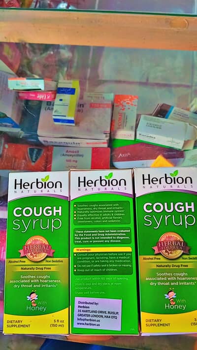 Imported Herbion Cough syrup