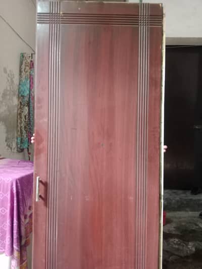 2 door wood safe almari