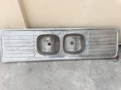 stainless steel kitchen double sink